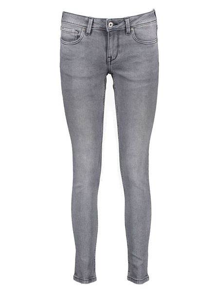 Pepe Jeans Dżinsy "Pixie" - Skinny fit - w kolorze szarym rozmiar: W28/L30. Szare jeansy Pepe Jeans, l, z aplikacjami. Za 187.96 zł.
