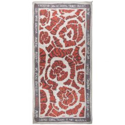 Czerwony Elegancki Damski Szal Anekke W Opakowaniu W Stylu Koperty. Czerwone szaliki Anekke, bez wzorów, z materiału, eleganckie. Za 119.00 zł.