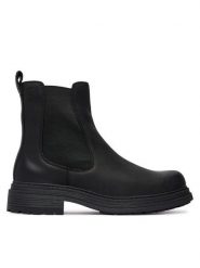 Clarks Sztyblety Orinoco3 Top 26182901 Czarny. Czarne botki Clarks, bez wzorów, ze skóry, bez obcasa, na płaskiej podeszwie, bez zapięcia. Za 569.99 zł.