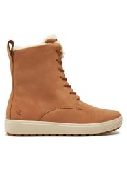 ECCO Botki Soft 7 Tred W 45042301291 Brązowy. Brązowe botki ecco, bez wzorów, ze skóry, bez obcasa, na płaskiej podeszwie, bez zapięcia. Za 849.99 zł.