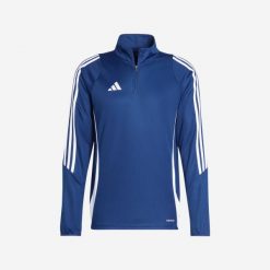 Bluza treningowa do piłki nożnej ADIDAS Tiro 24. Białe bluzy Adidas, s, bez wzorów, z materiału, bez kaptura. Za 129.99 zł.