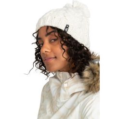 Czapka zimowa dla Kobiety WINTER Biały. Białe czapki Roxy, bez wzorów, z materiału. Za 179.00 zł.