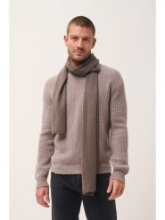 Just Cashmere Kaszmirowy szal w kolorze szarobrązowym - 200 x 30 cm rozmiar: onesize. Brązowe szaliki Just Cashmere, bez wzorów, z kaszmiru. Za 260.99 zł.