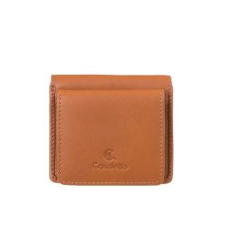 Mały portfel damski Canaletto ze skóry licowej PD1008s108. Brązowe portfele bez wzorów, ze skóry. Za 125.00 zł.
