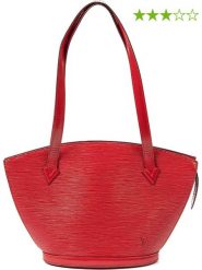 Louis Vuitton Skórzana torebka "St-Jacques PM" w kolorze czerwonym - 23 x 24 x 10 cm rozmiar: onesize. Czerwone torby na ramię Louis Vuitton, bez wzorów, z materiału, na ramię, bez dodatków. Za 2,536.99 zł.