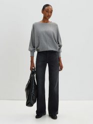 Someday Sweter "Taliya" w kolorze szarym rozmiar: 40. Szare swetry someday., bez wzorów, bez ramiączek. Za 219.60 zł.