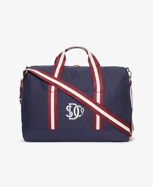 Superdry Torba Weekender Athletic Essentials z płótna - CLASSIC NAVY. Niebieskie torby na ramię Superdry, bez wzorów, z bawełny, klasyczne, na ramię, bez dodatków. Za 296.40 zł.