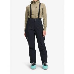 Spodnie softshell damskie Black Diamond Dawn Patrol Pants. Czarne spodnie narciarskie Black Diamond, bez wzorów, z softshellu, trekkingowe. Za 928.39 zł.