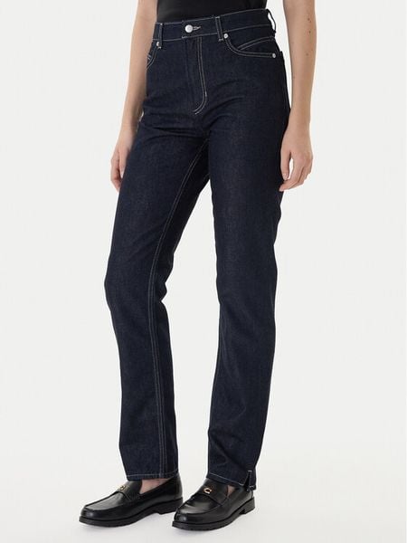 BOSS Jeansy Ada 50552466 Granatowy Slim Fit. Niebieskie jeansy Boss, bez wzorów. Za 599.99 zł.