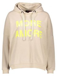 Miss goodlife Bluza "More Amore" w kolorze beżowym rozmiar: XS. Brązowe bluzy miss goodlife, xs, bez wzorów, z bawełny, z kapturem. Za 173.99 zł.