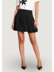 Morgan Spódnica mini 261-JBOWL Czarny Regular Fit. Czarne spódnice Morgan, bez wzorów, z syntetyku, mini. Za 279.99 zł.