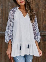 LA Angels Bluzka w kolorze białym rozmiar: L. Białe bluzki LA Angels, l, bez wzorów, z wiskozy, bez kołnierzyka, bez ramiączek. Za 104.99 zł.