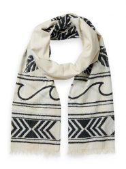 Scotch & Soda Szal w kolorze kremowo-czarnym rozmiar: onesize. Brązowe szaliki Scotch & Soda, bez wzorów, z materiału. Za 162.87 zł.