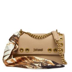 Torebka Just Cavalli. Brązowe torebki klasyczne Just Cavalli, bez wzorów, bez dodatków. Za 759.99 zł.
