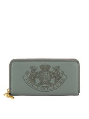 Juicy Couture Duży Portfel Damski BIJXT8652WVP Zielony. Zielone portfele Juicy Couture, bez wzorów, z tworzywa sztucznego. Za 159.99 zł.