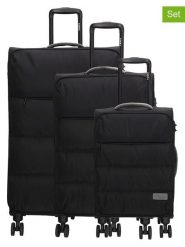 ZEBRA Walizki (3 szt.) w kolorze czarnym rozmiar: onesize. Czarne walizki ZEBRA, bez wzorów. Za 739.99 zł.