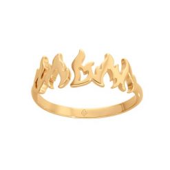 Pierścionek Płomień Miłości, pozłacany. Pierścionki Lilou, pozłacane. Za 189.00 zł.