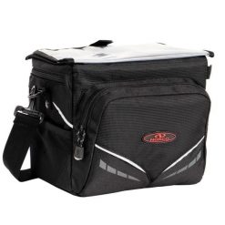 Torba na kierownicę Canmore Active. Czarne torby na ramię NORCO, z aplikacjami, z materiału, wakacyjne, na ramię, bez dodatków. Za 329.90 zł.