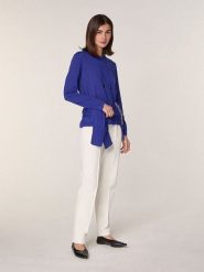 Rodier Wełniany sweter w kolorze niebieskim rozmiar: L. Niebieskie swetry Rodier, l, bez wzorów, z wełny, bez ramiączek. Za 260.99 zł.