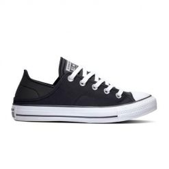 Buty do chodzenia damskie Converse Chuck Taylor All Star Crush Heel. Czarne obuwie sportowe Converse, z materiału, bez zapięcia, trekkingowe. W wyprzedaży za 553.75 zł.