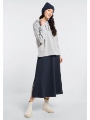 ELBSAND Bluza "Maika" w kolorze szarym rozmiar: L. Szare bluzy ELBSAND, l, bez wzorów, z bawełny, z kapturem. Za 173.99 zł.