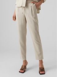 Vero Moda Spodnie materiałowe Jesmilo 10279691 Szary Regular Fit. Szare spodnie materiałowe Vero Moda, xs, bez wzorów, ze lnu. Za 119.99 zł.
