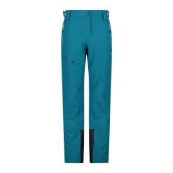 Spodnie damskie narciarskie CMP 34W2046. Zielone spodnie narciarskie CMP, m, bez wzorów, narciarskie. Za 639.99 zł.