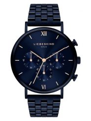 Liebeskind Chronograf w kolorze granatowym rozmiar: onesize. Niebieskie, analogowe zegarki Liebeskind, ze stali. Za 478.99 zł.