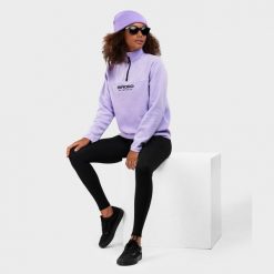 Bluza z grubego polaru do sportów zimowych damska Aurora-W. Niebieskie bluzy SIROKO, na zimę, l, bez wzorów, z elastanu, bez kaptura. Za 127.00 zł.