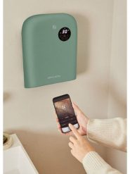 CREATE Termowentylator ścienny "Warm Wall" w kolorze zielonym - 25 x 32,5 x 11,3 cm rozmiar: onesize. Nawilżacze powietrza CREATE. Za 187.99 zł.