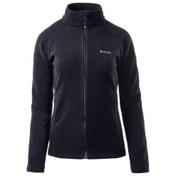 Bluza Polarowa Damska Logo Henis. Czarne bluzy Hi-tec, na zimę, xl, bez wzorów, z polaru, bez kaptura. Za 115.99 zł.