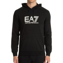 Bluza z Kapturem Visibility Rozmiar S Czarny - 6DPM02PJVTZ-1200. Czarne bluzy EA7, l, bez wzorów, z bawełny, z kapturem. Za 499.99 zł.