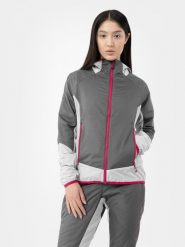 4F Kurtka skiturowa Primaloft® Active damska XS. Szare kurtki narciarskie 4f, m, bez wzorów, z dzianiny, bez kaptura, narciarskie, primaloft. W wyprzedaży za 49.99 zł.