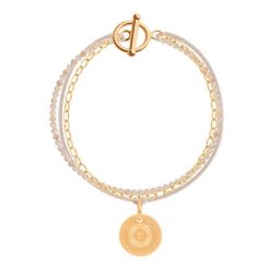 Bransoletka Sable. Brązowe bransoletki Lilou, pozłacane. Za 275.40 zł.