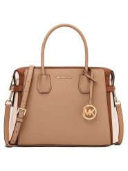 Michael Kors Torebka w kolorze jasnobrązowym - 30 x 23 x 10 cm rozmiar: onesize. Brązowe torby na ramię Michael Kors, bez wzorów, z materiału, przez ramię, bez dodatków. Za 1,192.95 zł.