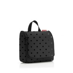Kosmetyczka toiletbag, glossy dots black. Czarne kufry i kosmetyczki Reisenthel, bez wzorów, z materiału, bez dodatków. Za 125.90 zł.