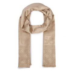 Szal Guess. Brązowe szaliki Guess, z aplikacjami. Za 194.99 zł.