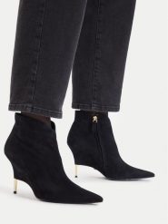 GINO ROSSI Botki EO-SLT26126S-T0403-1 Czarny. Czarne botki Gino Rossi, bez wzorów, bez obcasa, na szpilce, bez zapięcia. Za 599.99 zł.