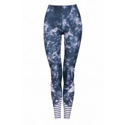 Legginsy sportowe damskie DEEP TRIP Carbon. Czarne legginsy DEEP TRIP, l, bez wzorów, z elastanu, z podwyższonym stanem. Za 179.00 zł.