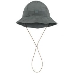 Kapelusz BUFF GO BUCKET HAT SOLID. Szare kapelusze Buff, bez wzorów. Za 189.90 zł.