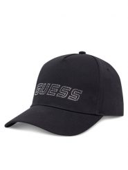 Guess Kapelusz 173509 Czarny. Czarne kapelusze Guess, z aplikacjami, z bawełny. Za 139.99 zł.