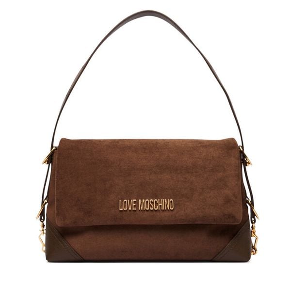 Torebka LOVE MOSCHINO. Brązowe torebki klasyczne Love Moschino, bez wzorów, bez dodatków. Za 919.99 zł.