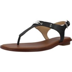 Sandały MICHAEL KORS SANDALIA MKPLATETHO Czarny. Czarne sandały MICHAEL KORS ACCESS, bez wzorów, ze skóry, sportowe, bez obcasa, bez zapięcia. Za 443.99 zł.