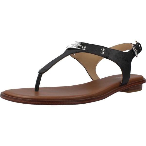 Sandały MICHAEL KORS SANDALIA MKPLATETHO Czarny. Czarne sandały MICHAEL KORS ACCESS, bez wzorów, ze skóry, bez obcasa, bez zapięcia. Za 296.99 zł.