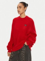 ROTATE Sweter 113769 Czerwony Regular Fit. Czerwone swetry ROTATE, bez wzorów, z syntetyku, bez ramiączek. Za 479.99 zł.