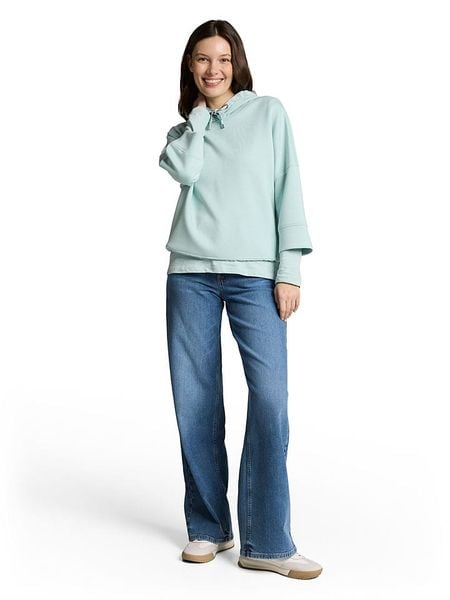Tom Tailor Bluza w kolorze turkusowym rozmiar: M. Niebieskie bluzy Tom Tailor, m, bez wzorów, z kapturem. Za 124.95 zł.