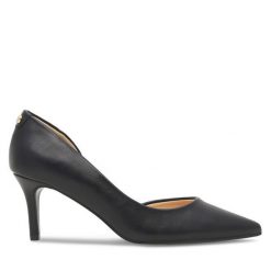 Szpilki Clara Barson. Czarne szpilki Clara Barson, bez wzorów, bez obcasa, na szpilce, bez zapięcia. Za 129.99 zł.