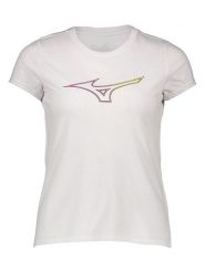 Mizuno Koszulka sportowa w kolorze białym rozmiar: XS. Białe koszulki sportowe Mizuno, bez wzorów, bez ramiączek, outdoorowe. Za 66.00 zł.
