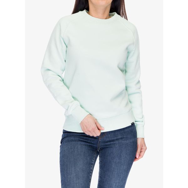 Bluza bawełniana damska Didriksons Fyn Sweater. Zielone bluzy Didriksons, s, bez wzorów, z bawełny, bez kaptura. Za 156.99 zł.