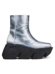 United Nude Botki Bull Canvas LO 110231006202 Srebrny. Szare botki United Nude, bez wzorów, z materiału, bez obcasa, na koturnie, bez zapięcia. Za 1,189.00 zł.